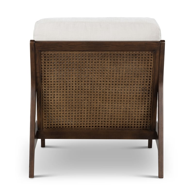 Urbia Metro Carmelo Upholstered Accent Chair in Walnut/Cream