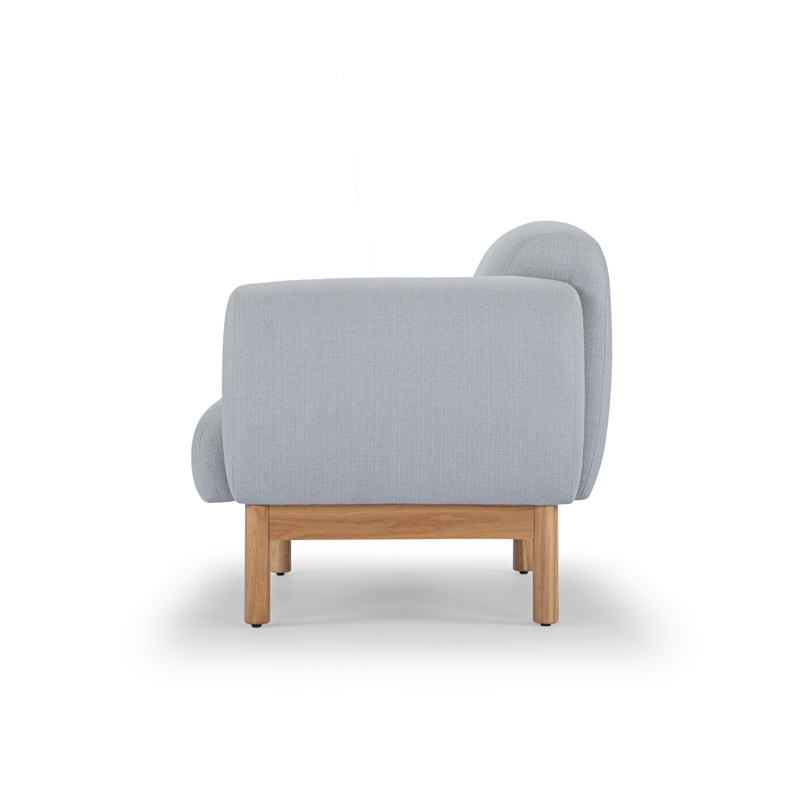 Urbia Metro Tulum Accent Chair in Light Gray