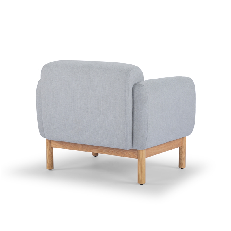 Urbia Metro Tulum Accent Chair in Light Gray