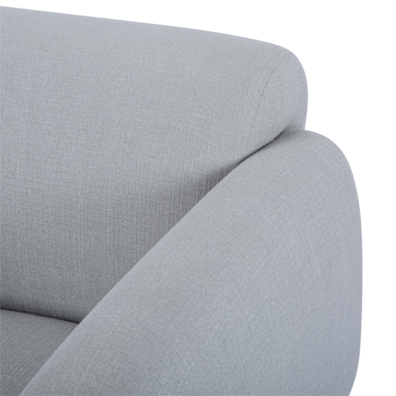 Urbia Metro Tulum Accent Chair in Light Gray