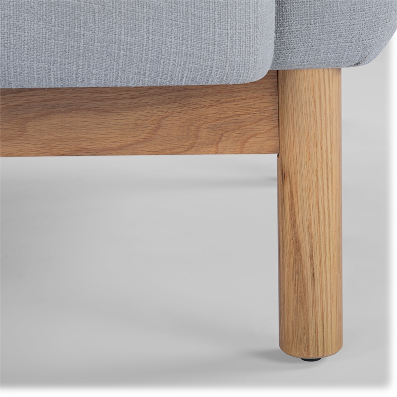 Urbia Metro Tulum Accent Chair in Light Gray