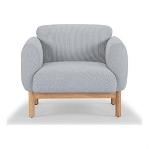 Urbia Metro Tulum Accent Chair in Light Gray