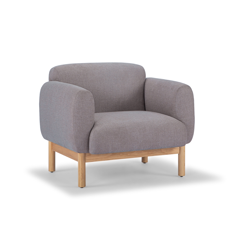 Urbia Metro Tulum Accent Chair in Dark Brown