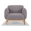 Urbia Metro Tulum Accent Chair in Dark Brown