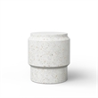 Urbia Mixx Barrel Stool in Ivory Terrazzo