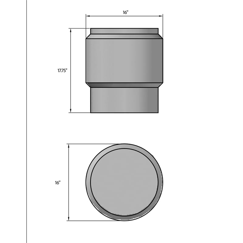 Urbia Mixx Barrel Stool in Ivory Terrazzo