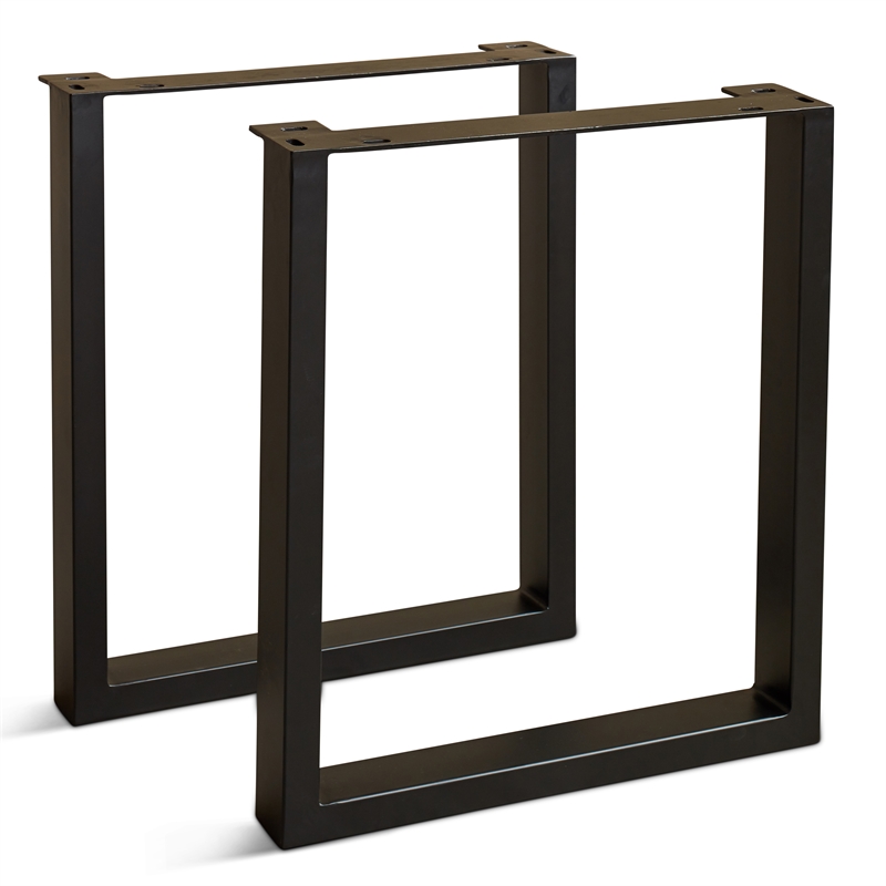 Urbia Brooks U Dining Table Base in Black (Set of 2)