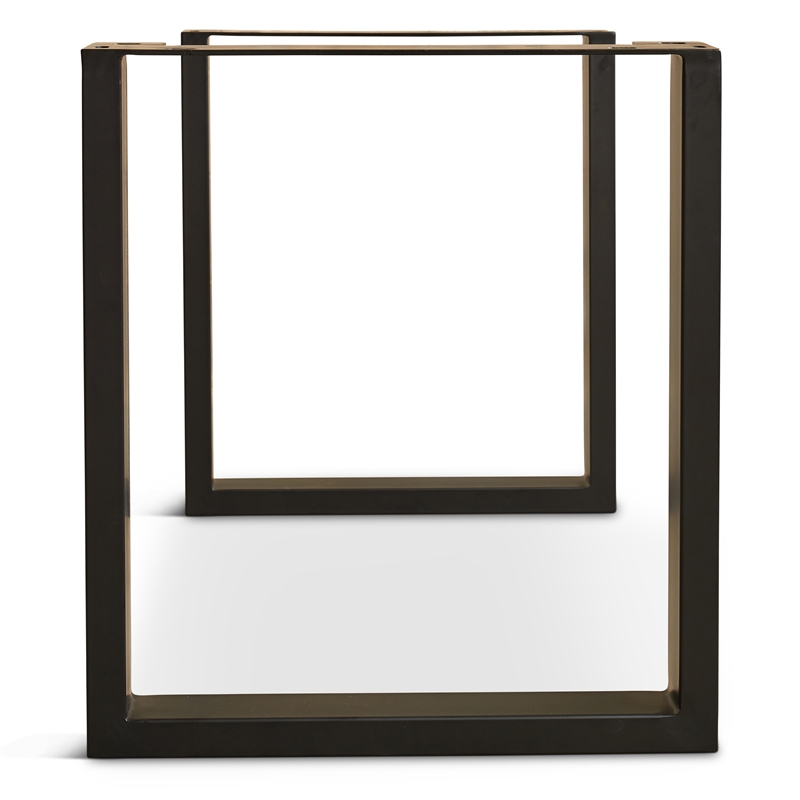 Urbia Brooks U Dining Table Base in Black (Set of 2)