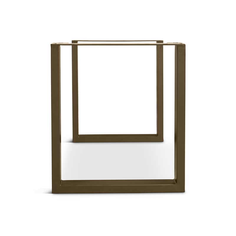 Urbia Brooks U Dining Table Base in Antique Brass (Set of 2)