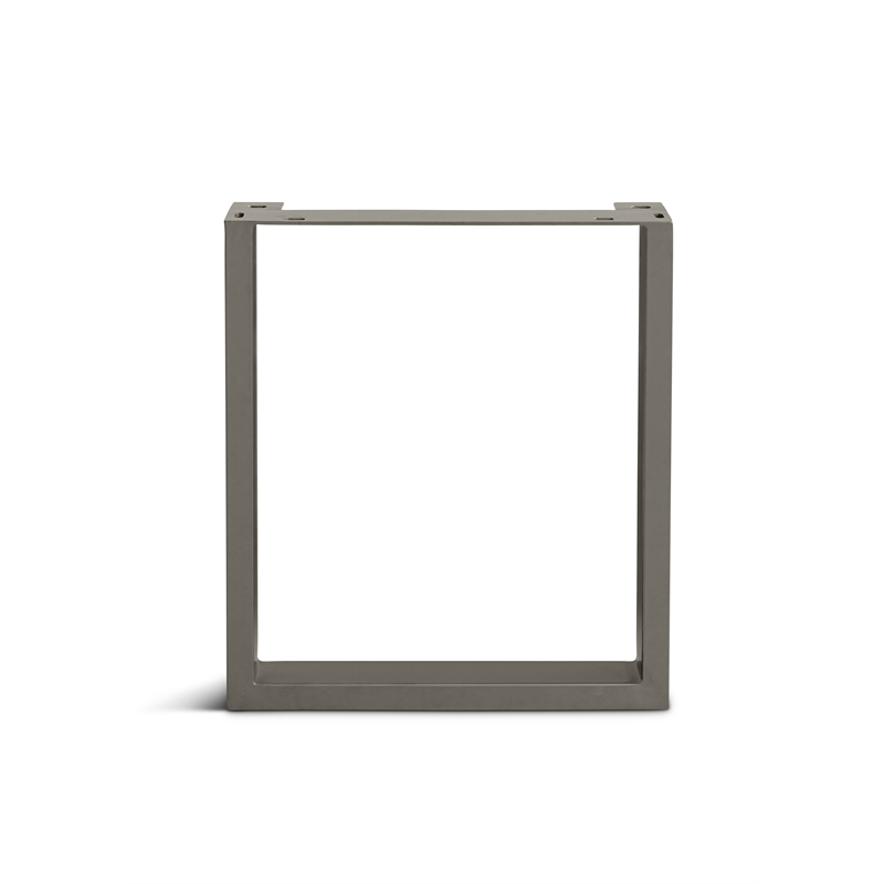 Urbia Brooks U Dining Table Base in Pewter (Set of 2)