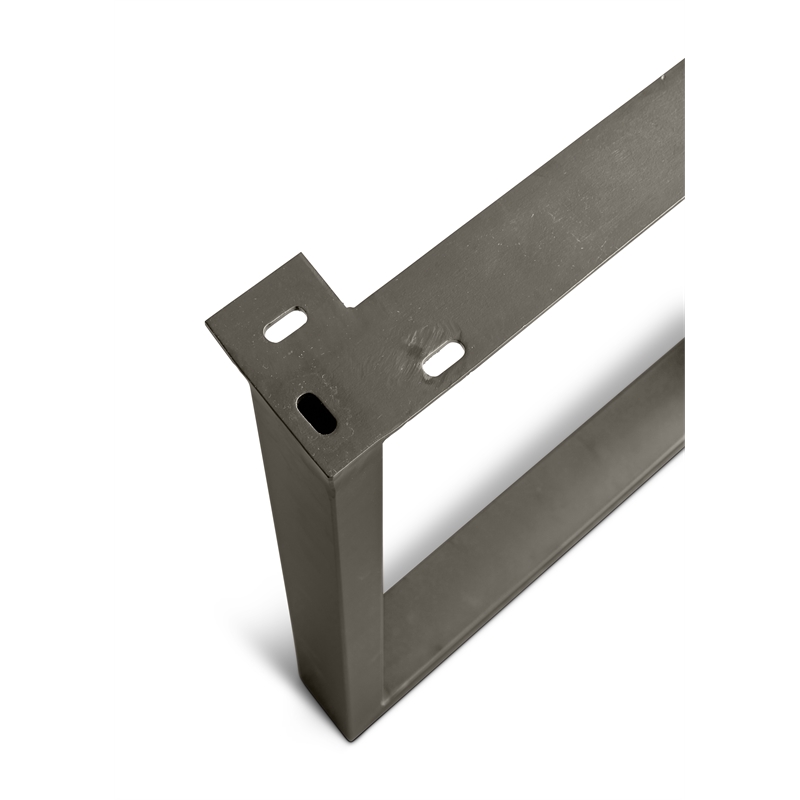 Urbia Brooks U Dining Table Base in Pewter (Set of 2)