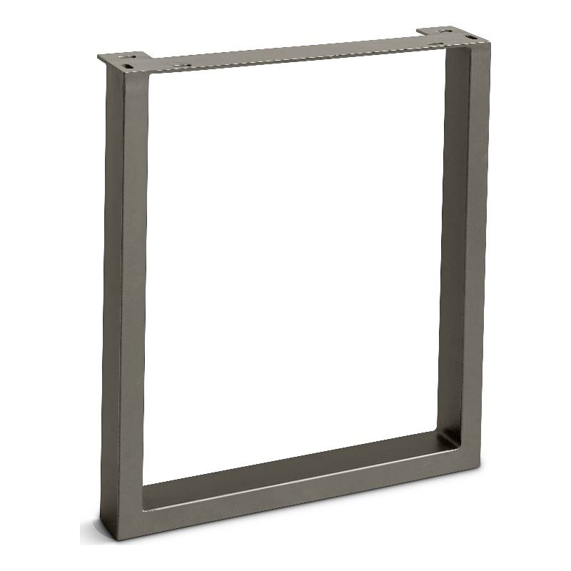 Urbia Brooks U Dining Table Base in Pewter (Set of 2)