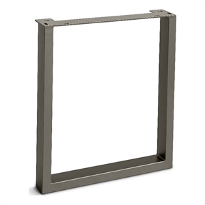 Urbia Brooks U Dining Table Base in Pewter (Set of 2)