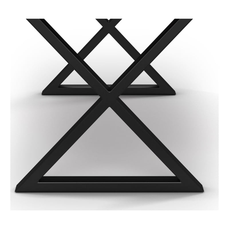 Urbia Brooks X Dining Table Base in Black (Set of 2)