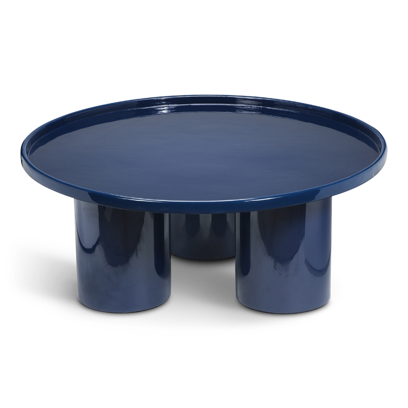 Urbia Eclat Sofia Enamel Coffee Table in Navy
