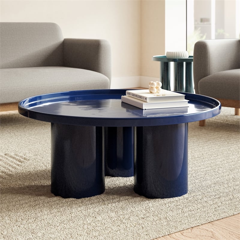 Urbia Eclat Sofia Enamel Coffee Table in Navy
