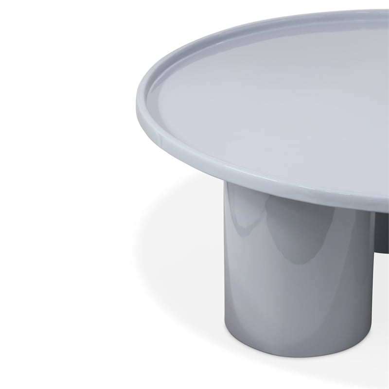 Urbia Eclat Sofia Enamel Coffee Table in Pearl Blue