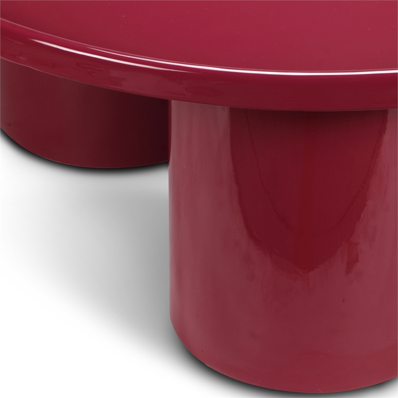 Urbia Eclat Sofia Enamel Coffee Table in Plum