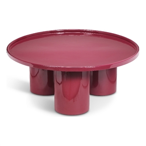Urbia Eclat Sofia Enamel Coffee Table in Plum