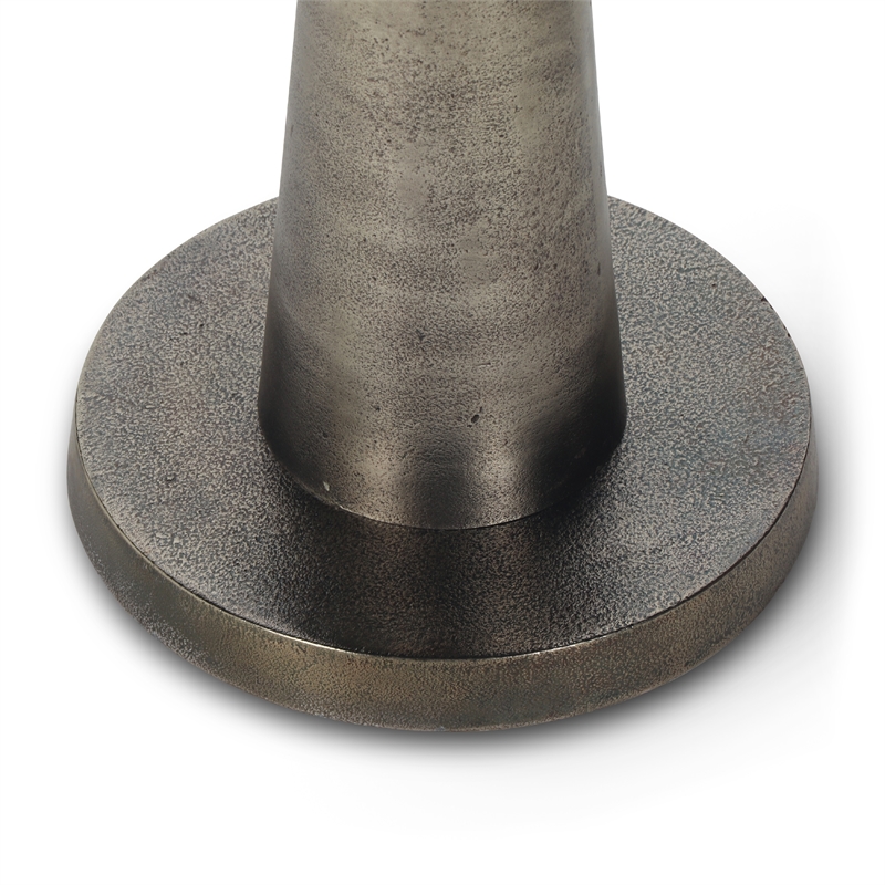 Urbia Elements Clark End Table in Antique Nickel