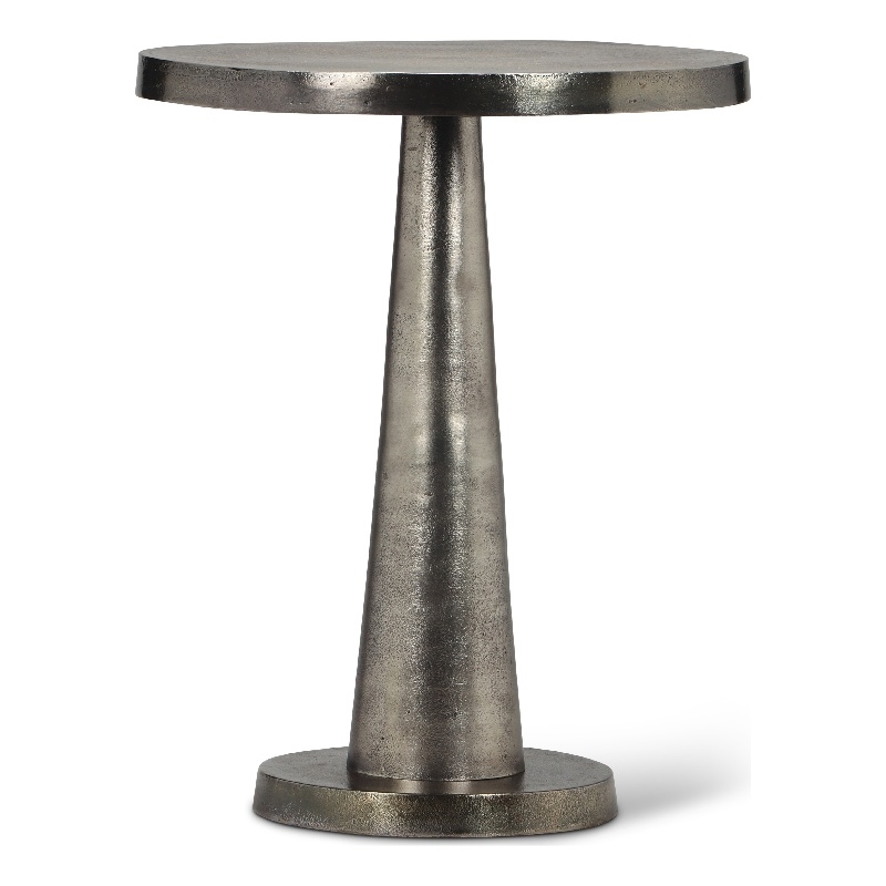 Urbia Elements Clark End Table in Antique Nickel