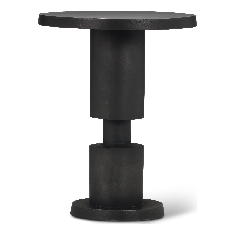 Urbia Elements Liam End Table in Antique Zinc