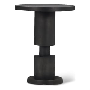 Urbia Elements Liam End Table in Antique Zinc