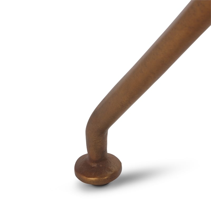 Urbia Elements Meret End Table in Antique Brass