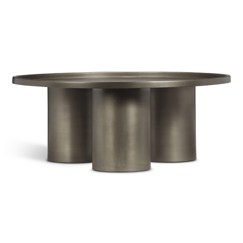 Urbia Eclat Sofia Industrial Coffee Table in Industrial Nickel