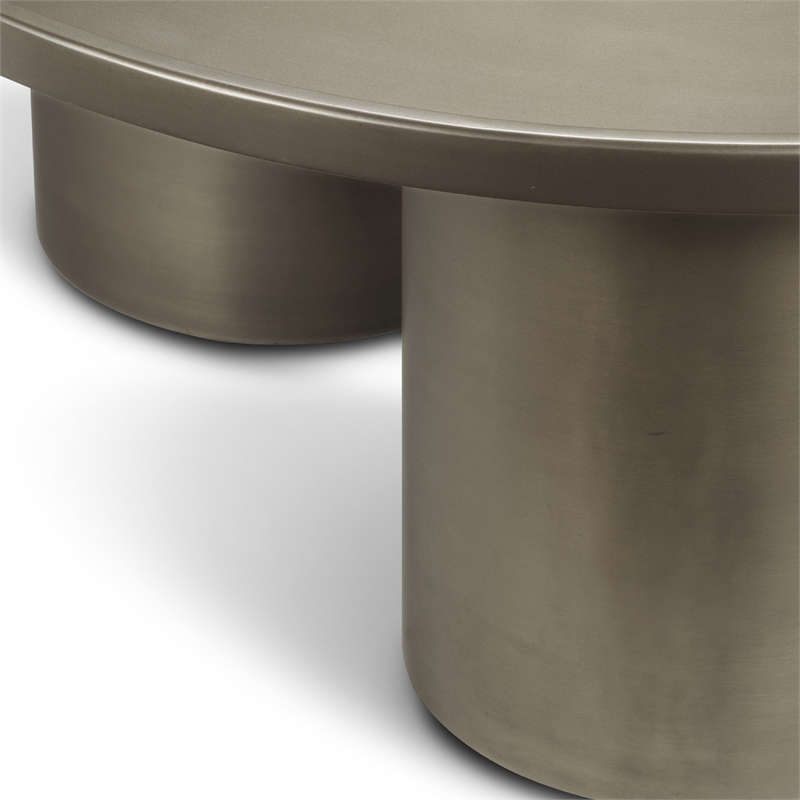 Urbia Eclat Sofia Industrial Coffee Table in Industrial Nickel