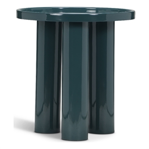 Urbia Eclat Sofia Enamel End Table in Aegean Teal