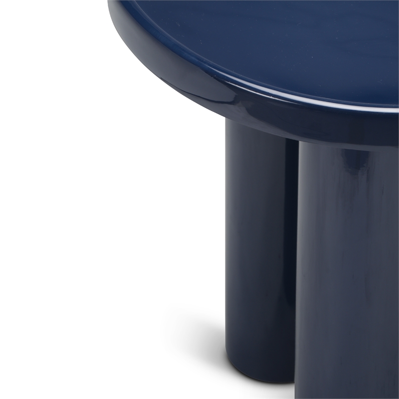 Urbia Eclat Sofia Enamel End Table in Navy
