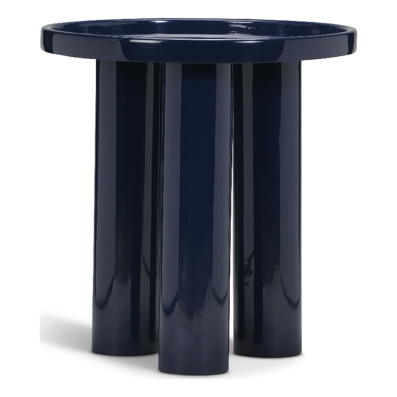 Urbia Eclat Sofia Enamel End Table in Navy