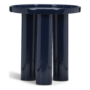 Urbia Eclat Sofia Enamel End Table in Navy