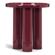 Urbia Eclat Sofia Enamel End Table in Plum