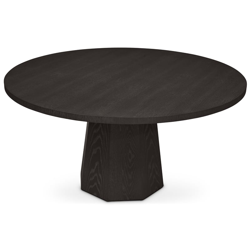 Urbia IE Series Kaia Round Dining Table in Charcoal