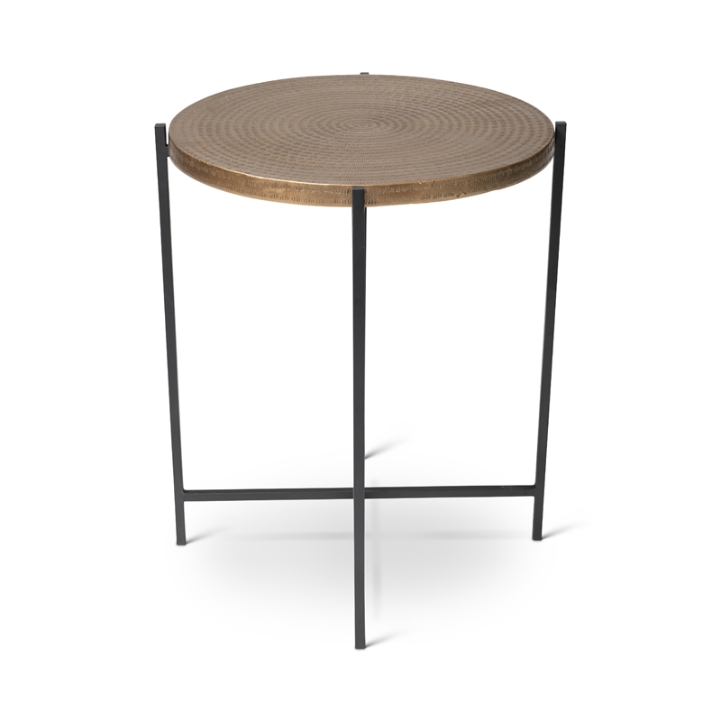 Urbia Elements Navi End Table in Antique Brass