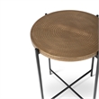 Urbia Elements Navi End Table in Antique Brass
