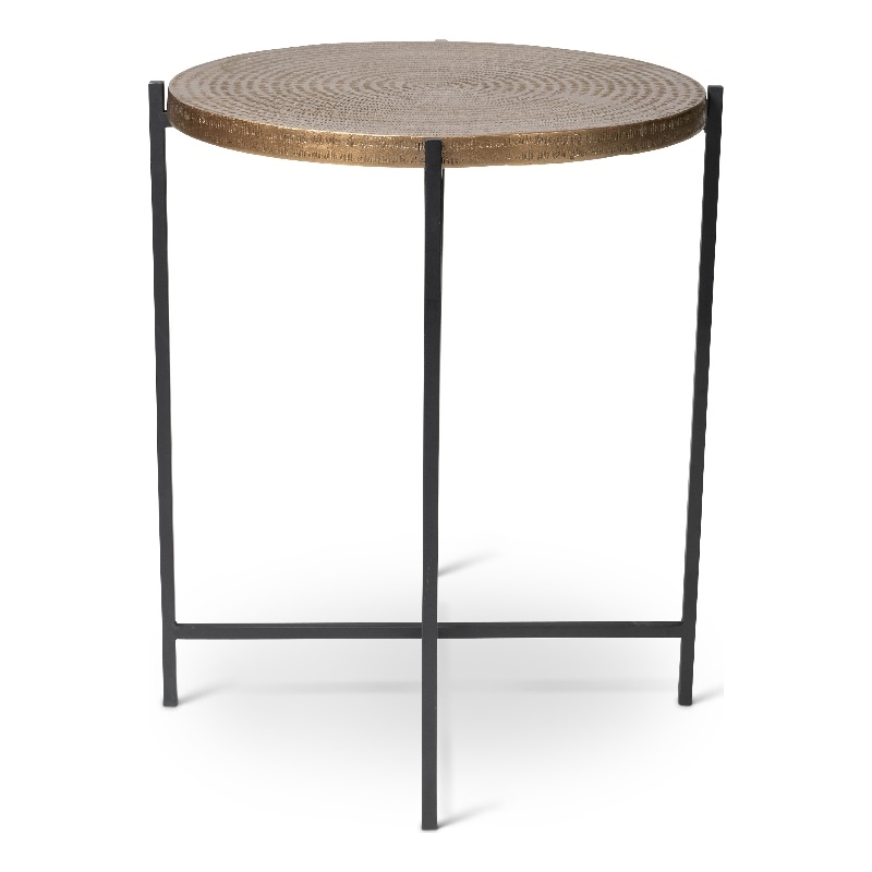 Urbia Elements Navi End Table in Antique Brass