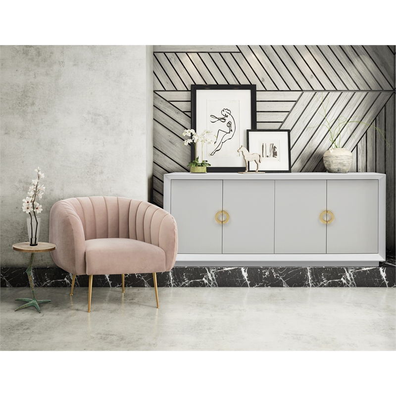 Urbia Elements Pavo End Table in Antique Brass