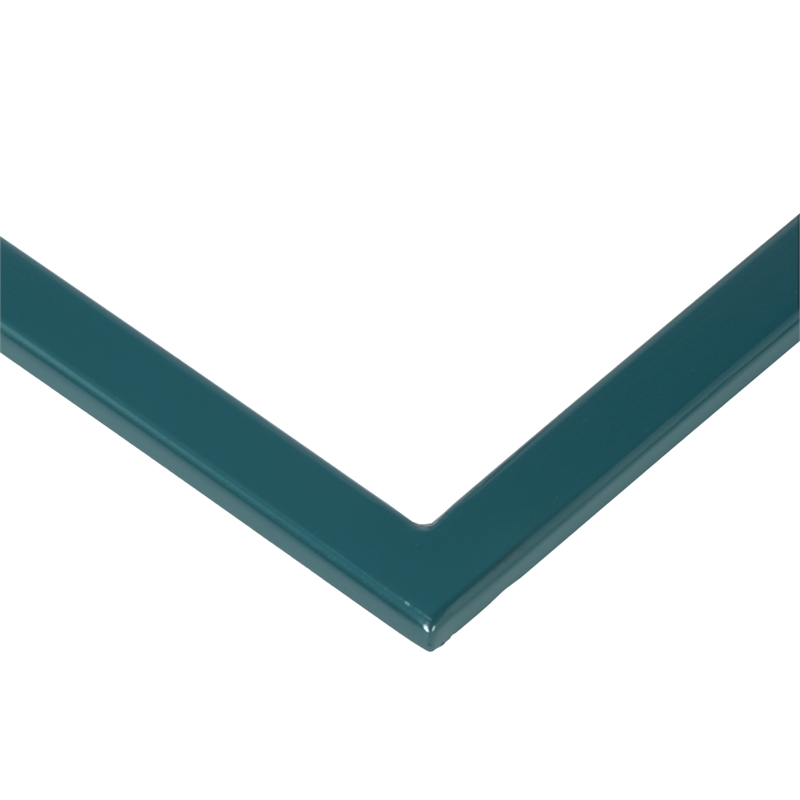 Urbia Elements Tanu C-Table Enamel Top End Table in Teal