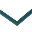 Urbia Elements Tanu C-Table Enamel Top End Table in Teal