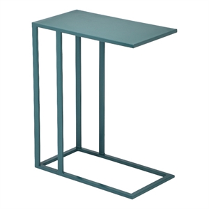 Urbia Elements Tanu C-Table Enamel Top End Table in Teal