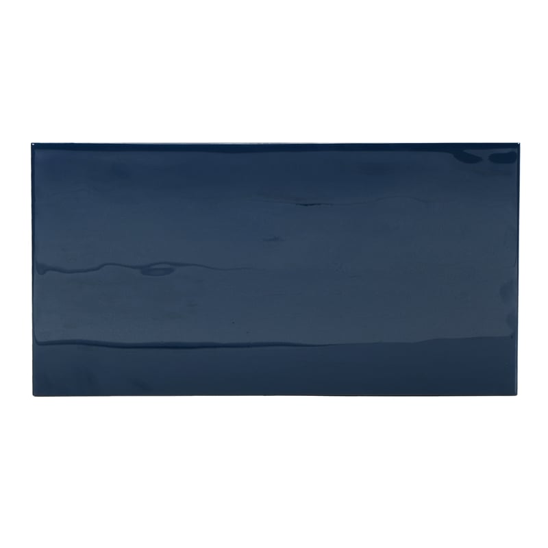 Urbia Elements Tanu C-Table Enamel Top End Table in Navy