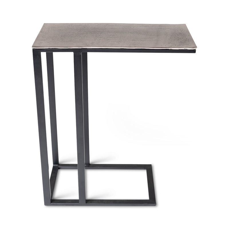 Urbia Elements Tanu C-Table End Table in Vintage Silver