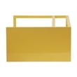 Urbia Elements Tanu C-Table Enamel Top End Table in Yellow Ochre