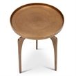 Urbia Elements Vinya End Table in Antique Brass