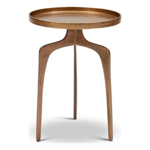 Urbia Elements Vinya End Table in Antique Brass