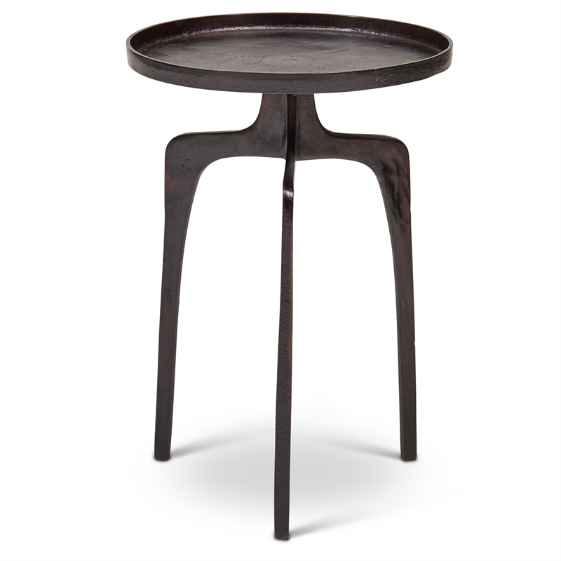 Urbia Elements Vinya End Table in Raw Bronze