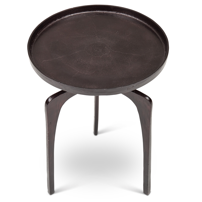 Urbia Elements Vinya End Table in Raw Bronze
